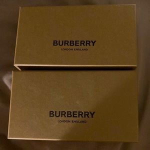 2 Burberry Boxes